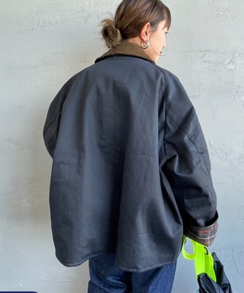 Barbourコーデュラデニム トランスポートジャケット