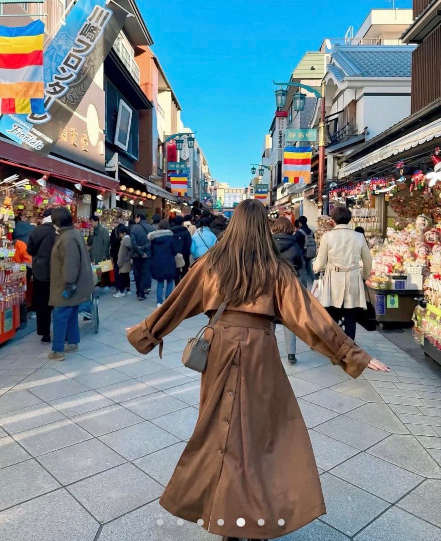 The toe Kensington Trench Coat スウェード - メルカリ