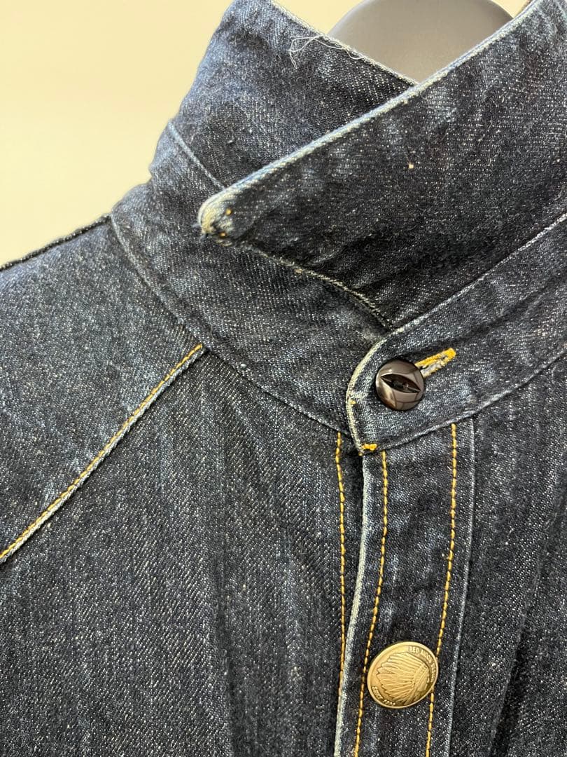 希少　REDMOON レッドムーン デニムシャツジャケット コンチョボタン