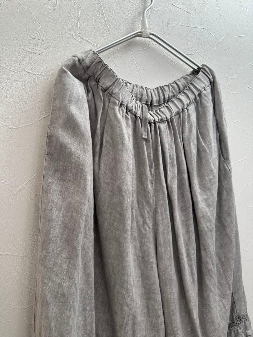 お値下げ★ネストローブ☆天然染め ドロワーズパンツ グレー used