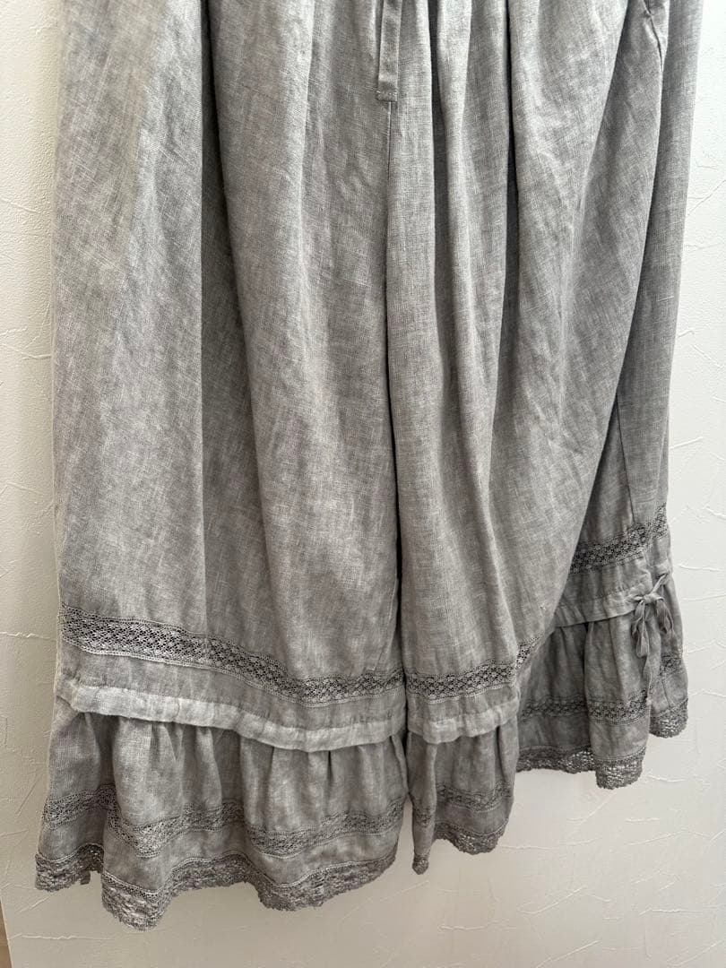 お値下げ★ネストローブ☆天然染め ドロワーズパンツ グレー used