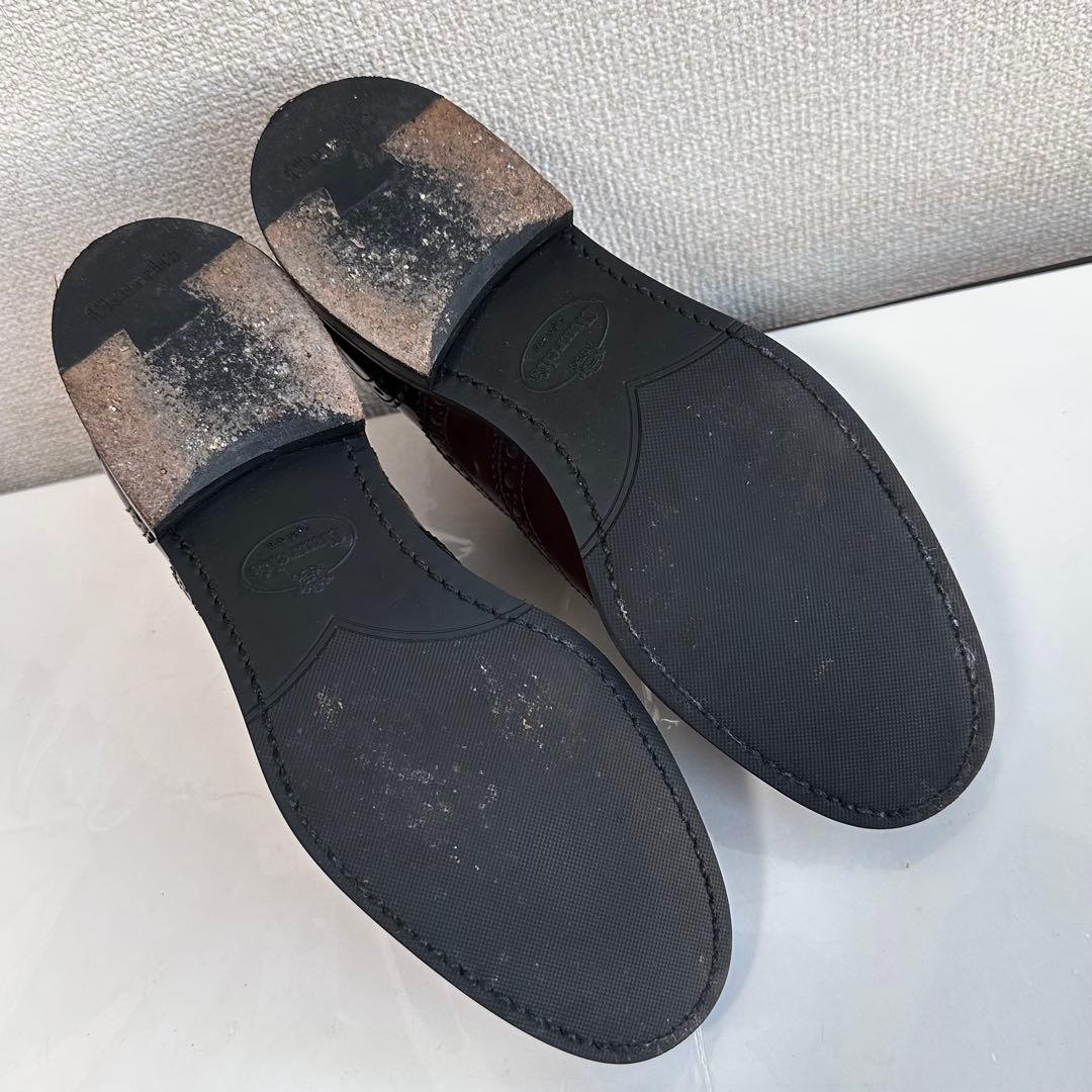 church's チャーチ　バーウッド　スタッズ　ローファー　革靴　極美品