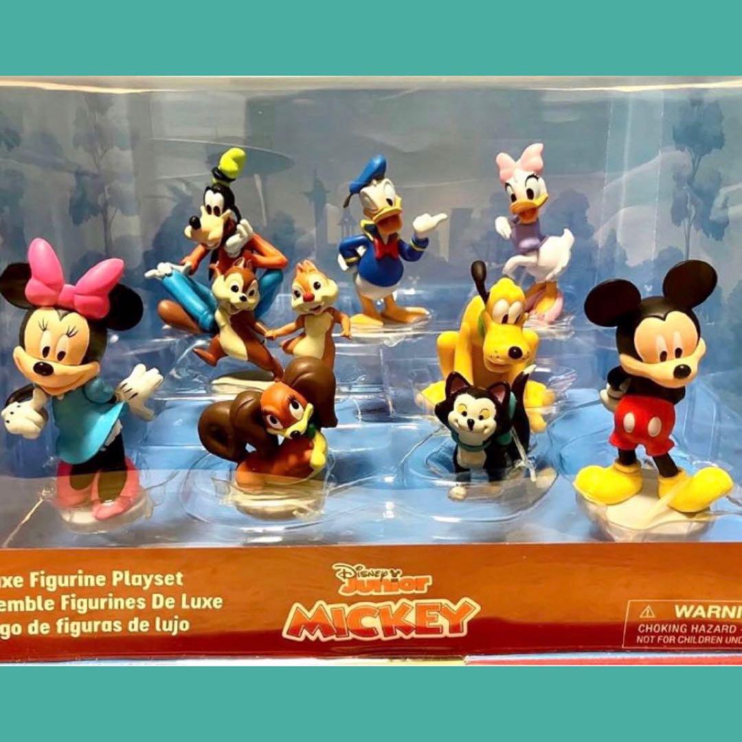 未開封】ミッキー＆フレンズ 9体セット デラックスフィギュア