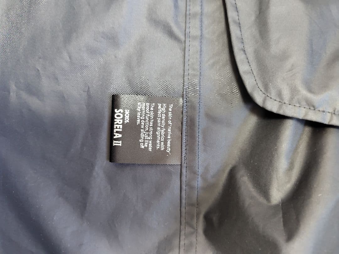 黒ステンカラーコート　ジェイプレスＪプレスライナー付きLL