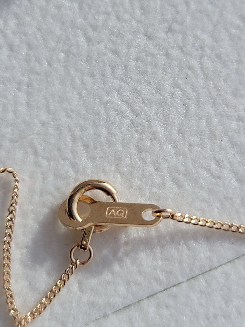 美品★4℃ K10 YG アクアゴールド ブレスレット チェーン