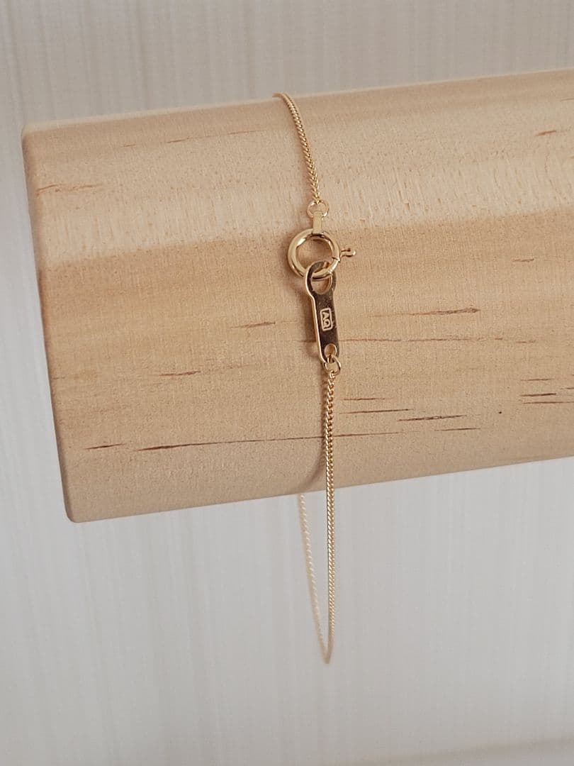 美品★4℃ K10 YG アクアゴールド ブレスレット チェーン