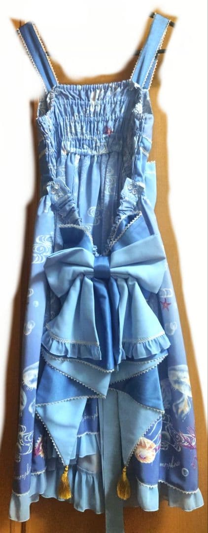 海月の輪舞曲タックジャンパースカート（勿忘草）morphose