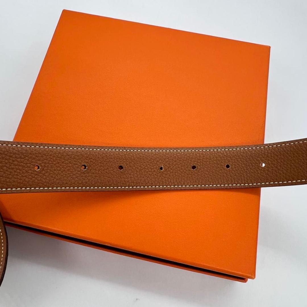 エルメス コンスタンス　Hベルト　ベルト ブラック　ブラウン　ゴールド レザー