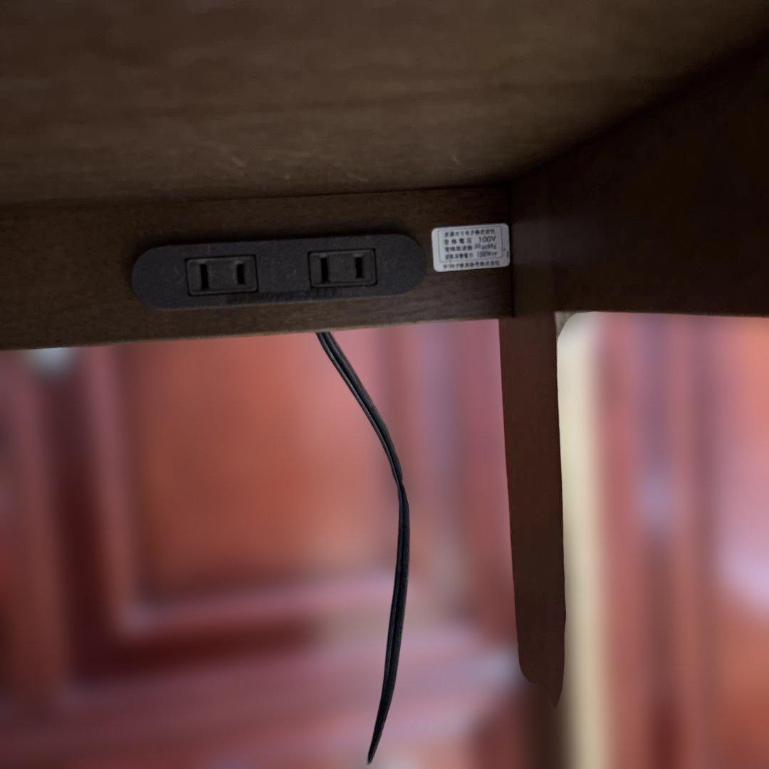 カリモク　　レンジボード・レンジ台　キャスター付き 送料込み　配線付き