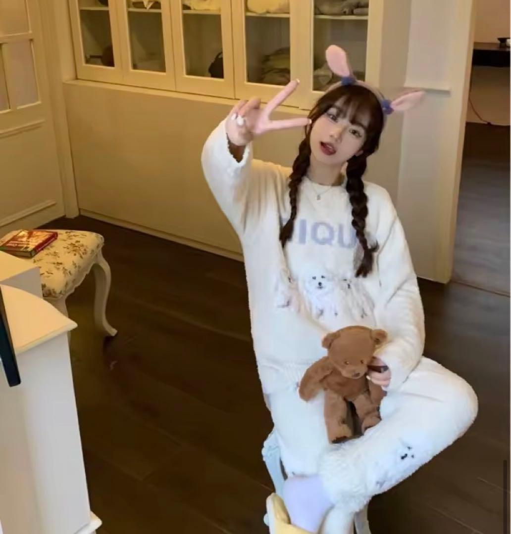 新品未使用！ジェラピケお好きな方に⭐︎ ビションジャガードプル