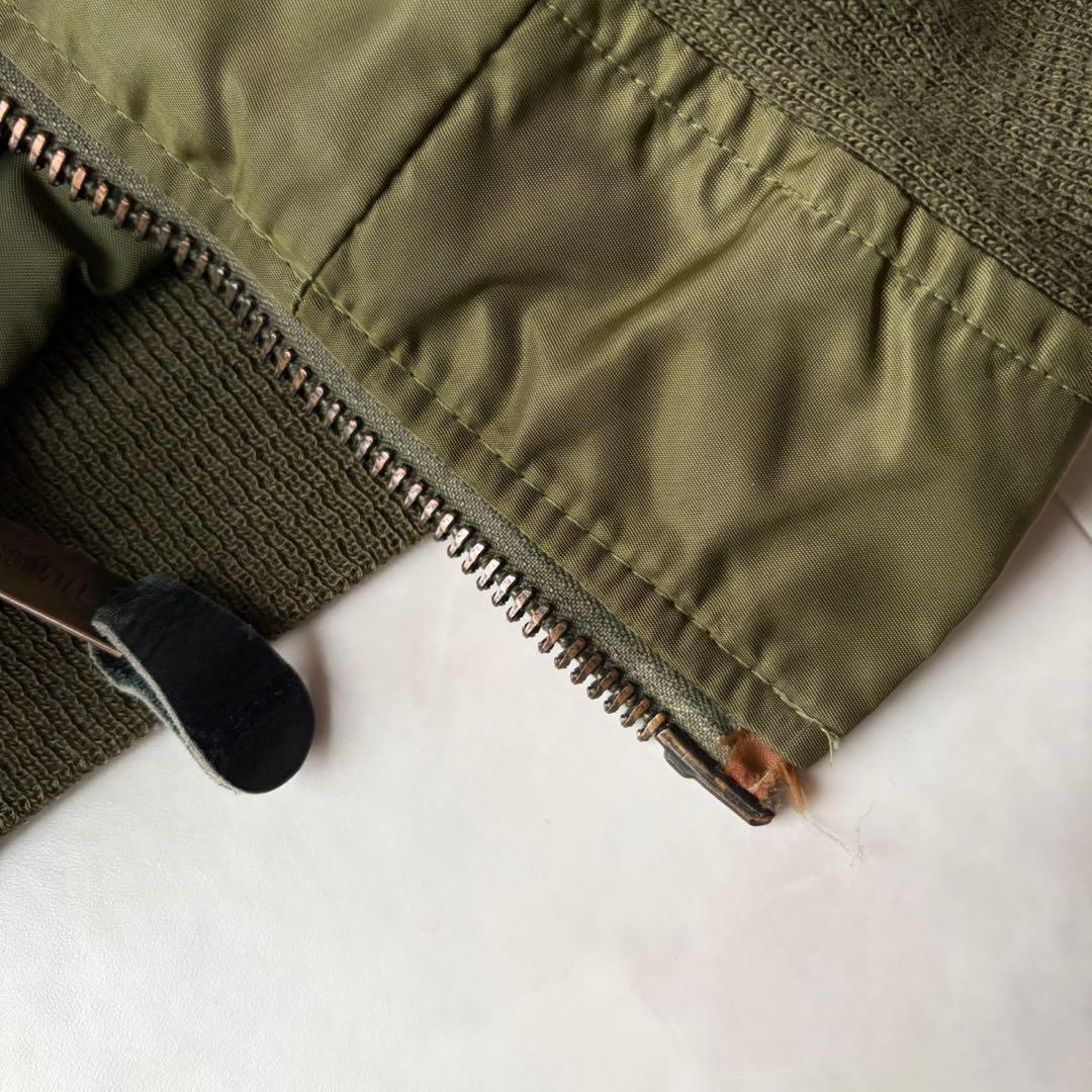 希少✨AVIREX B-15 フライトジャケット M 米国製 スコービル ボア