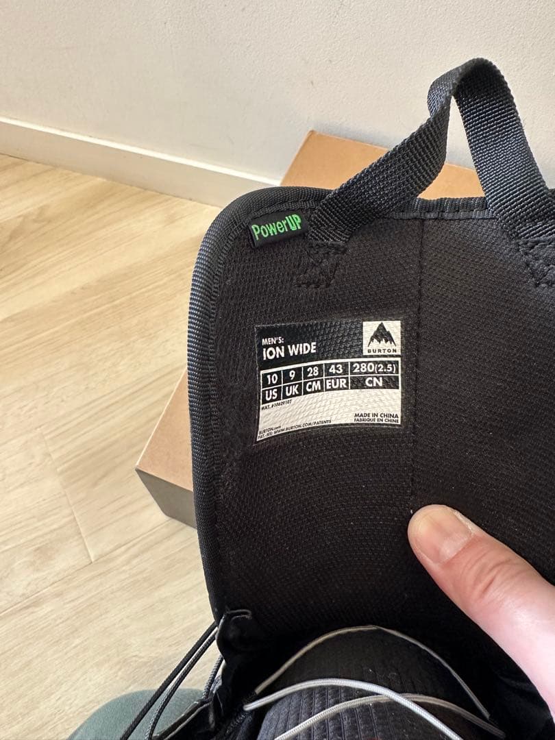 値下げ　Burton ion wide boots (23-24) 28 cm