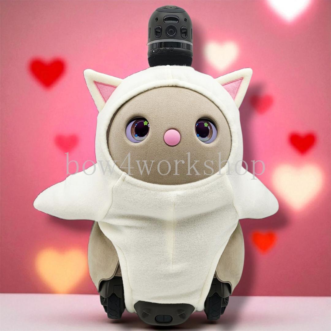 ラボット LOVOT ラボットの服ハンドメイド猫ちゃんボディースーツオフホワイト