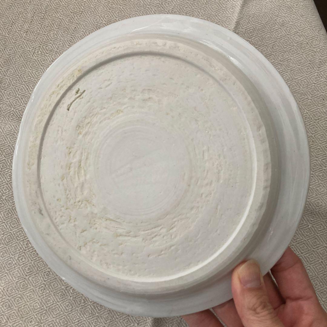 土屋由起子 白釉7寸皿 - メルカリ