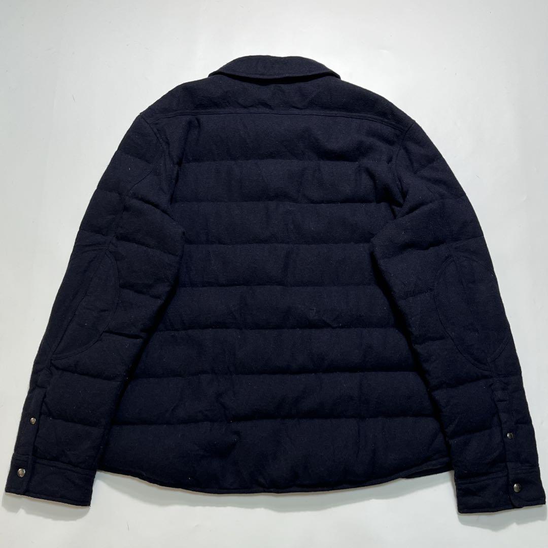 ラルフローレン ダウンジャケット シャツジャケット型 2XL 濃紺 7627