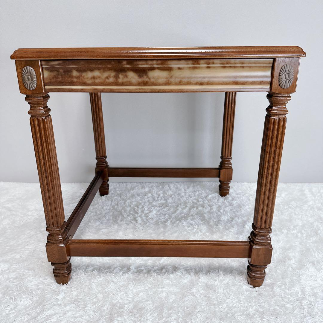 美品　アンティーク　ネストテーブル　3点セット　バタフライ式　レア　希少