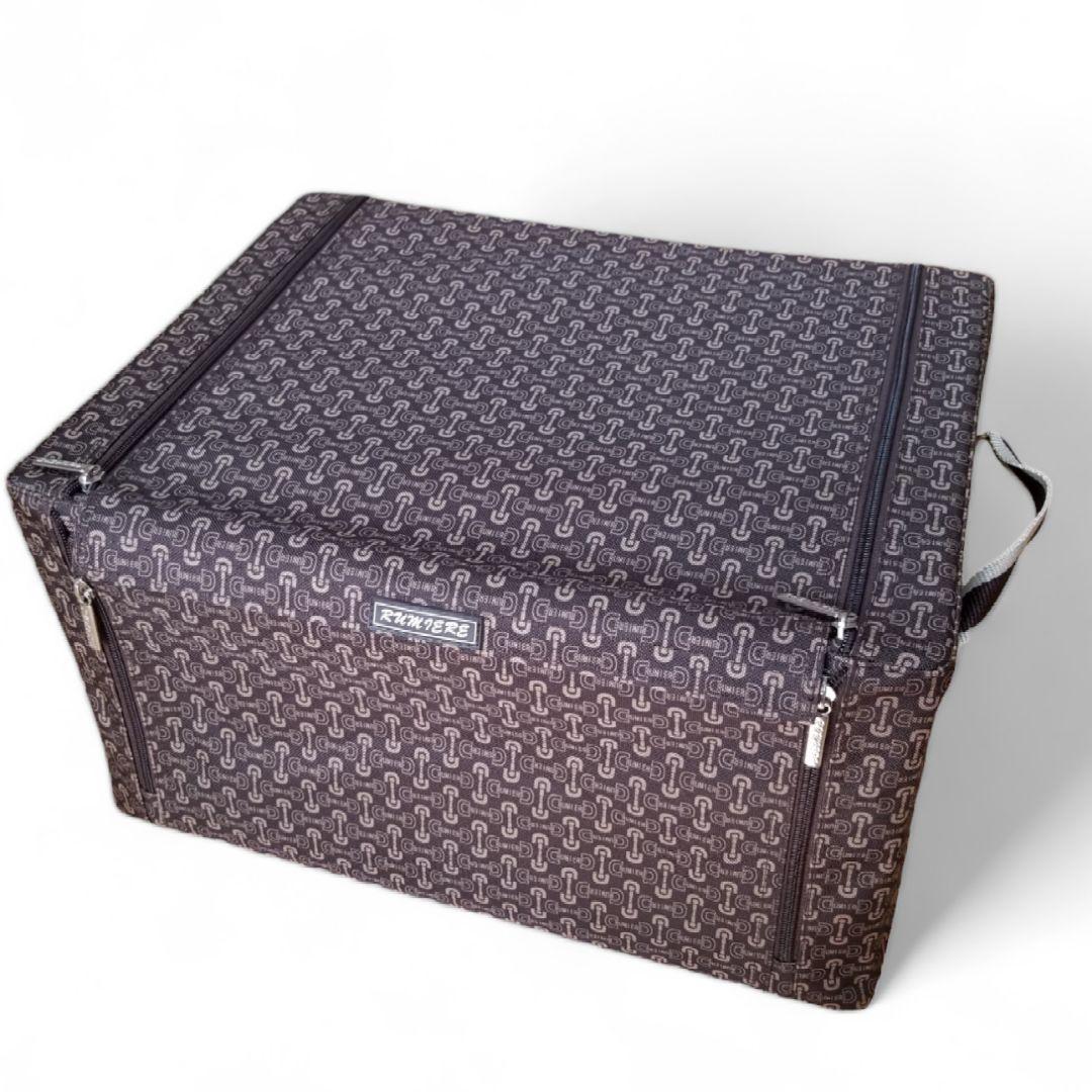 折りたたみ ふた付き収納ケース RUMIERE(ルミエール) Mサイズ - メルカリ