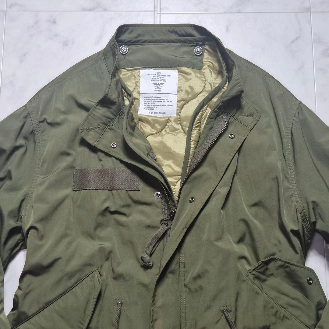 HOUSTON M-65 モッズコート フィッシュテール オリーブ M