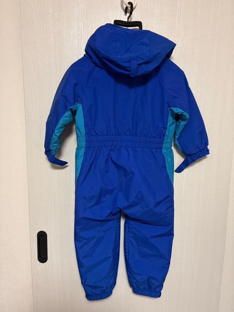 【極美品】モンベル　キッズ　子供　パウダーカバーオール　110センチ　つなぎ