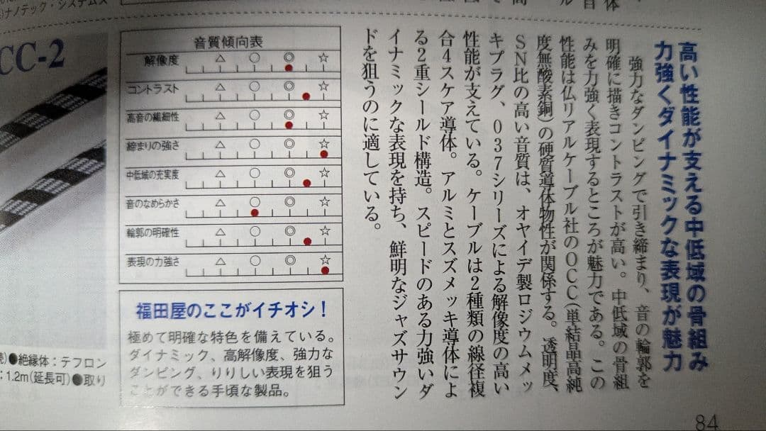 REAL CABLE CITRINE PSOCC-2 1.2m 電源ケーブル