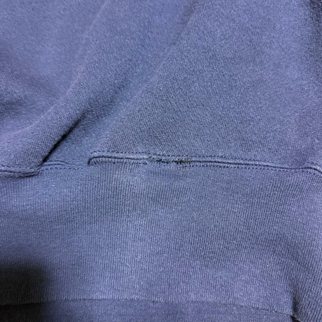 90's NIKE ナイキ USA製 スウェット トレーナー 刺繍ロゴ ネイビー