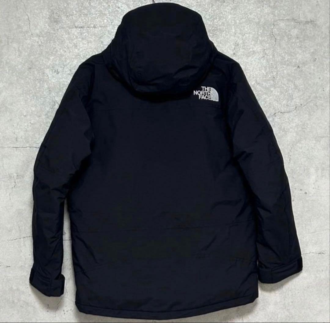 【極美品】ノースフェイス マウンテン ダウン ジャケット パーカー 黒 L