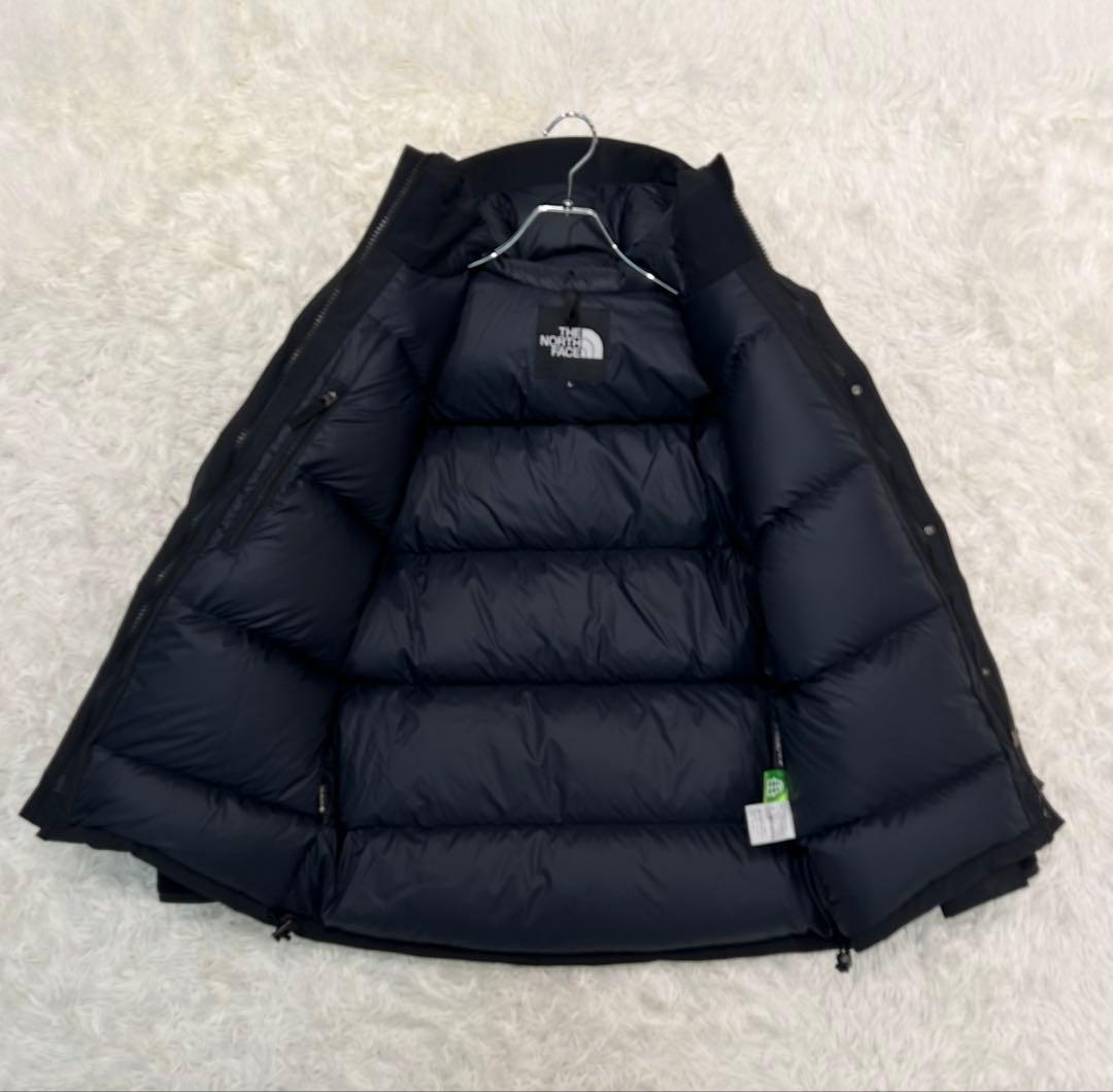 【極美品】ノースフェイス マウンテン ダウン ジャケット パーカー 黒 L