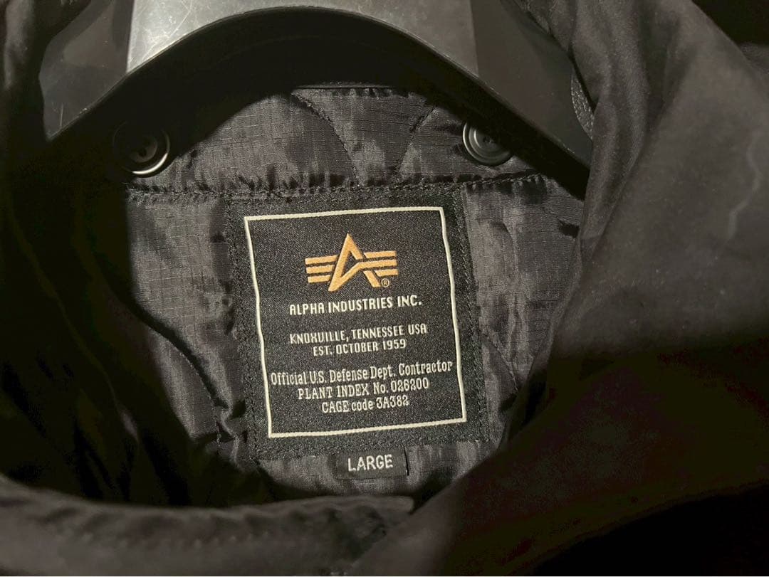 ALPHA INDUSTRIES M-51 モッズコート フード付き　L