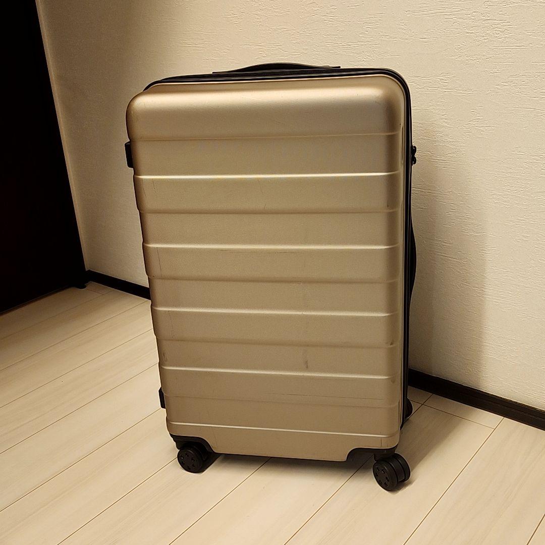 無印良品　ハードキャリーケース　スーツケース　ベージュ　75L