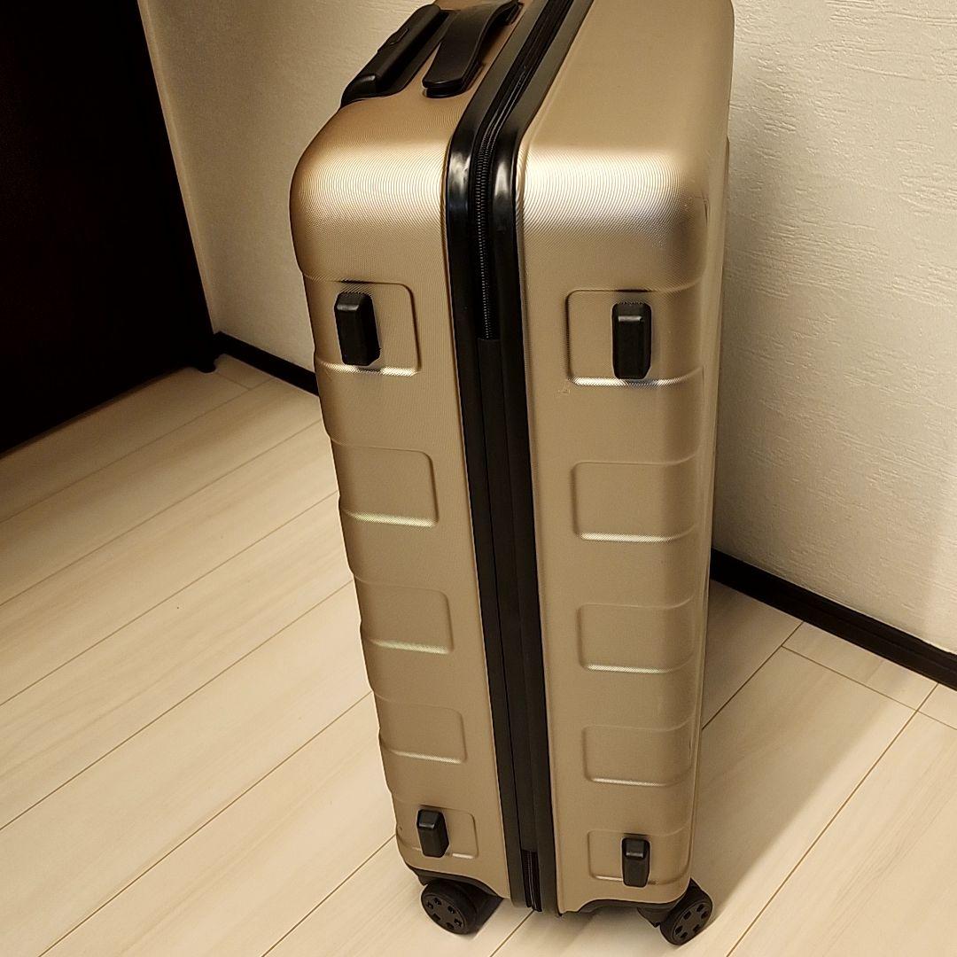 無印良品　ハードキャリーケース　スーツケース　ベージュ　75L