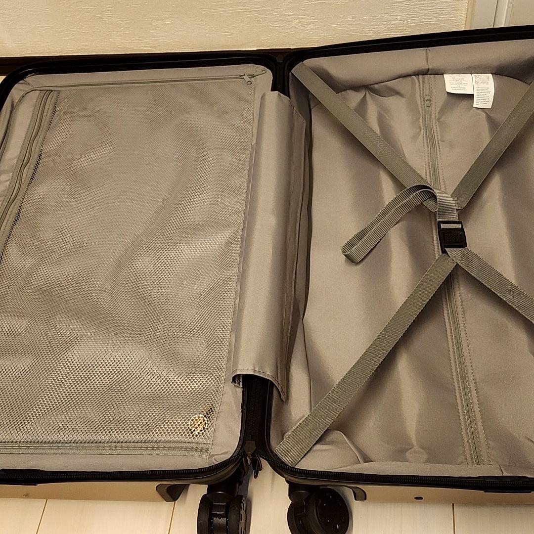 無印良品　ハードキャリーケース　スーツケース　ベージュ　75L