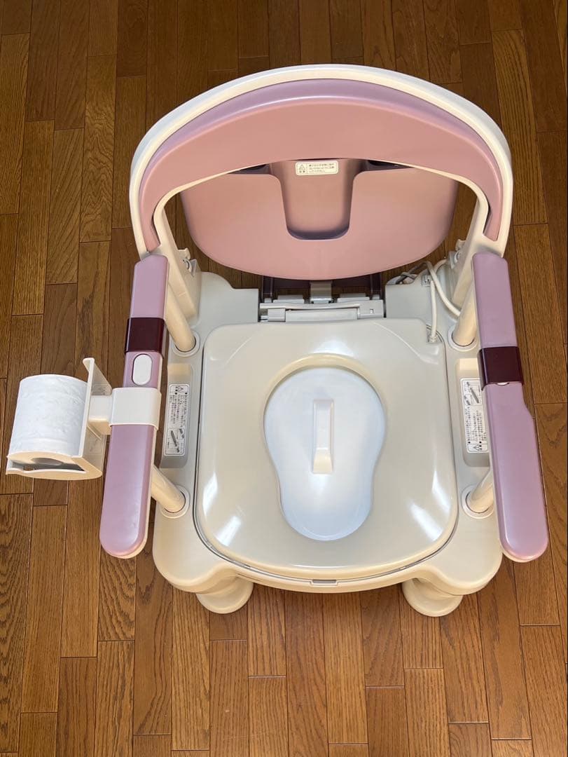 パナソニック ポータブルトイレ〈座楽〉ラフィーネ あたたか便座PN-L30203