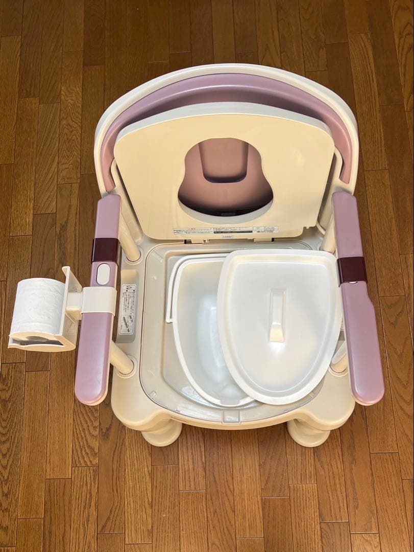 パナソニック ポータブルトイレ〈座楽〉ラフィーネ あたたか便座PN-L30203