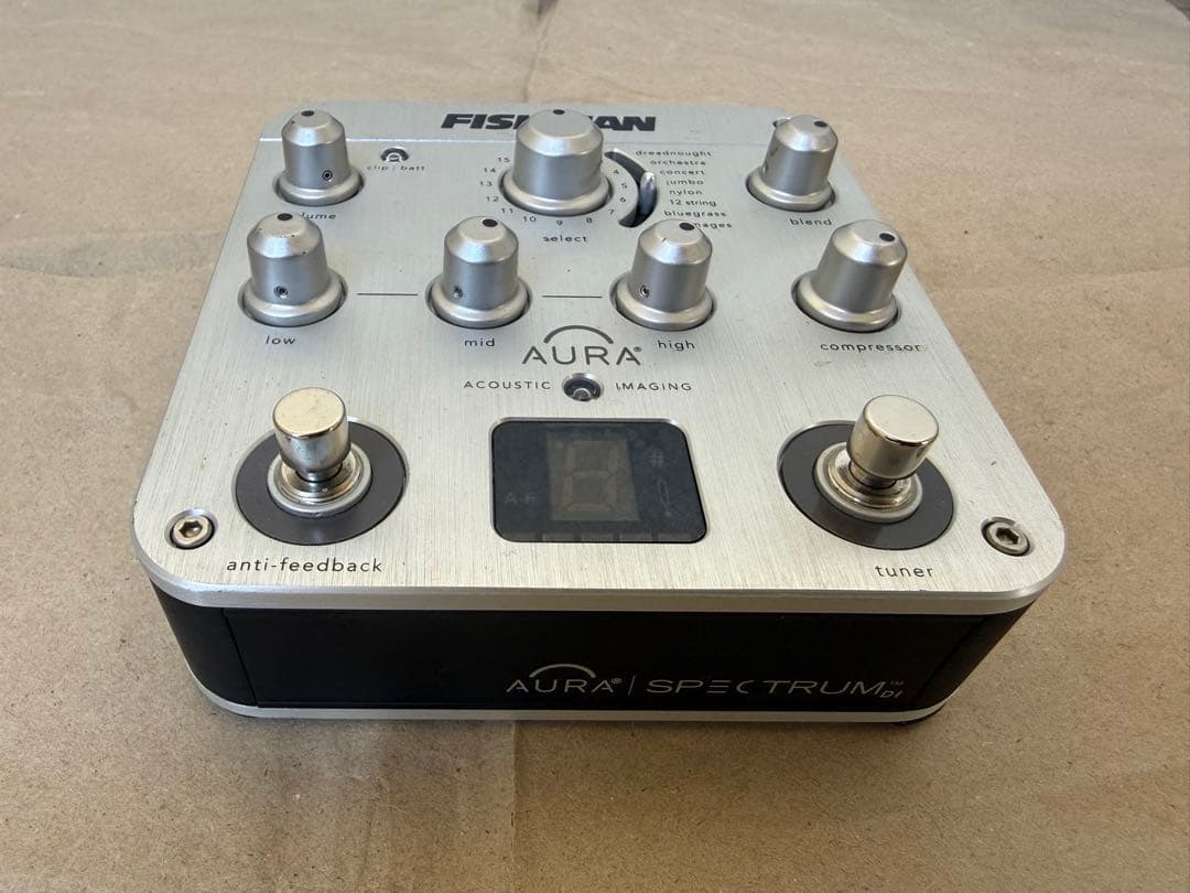Fishman Aura Spectrum DI フィッシュマンプリアンプ／DI