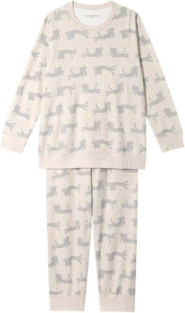 ツモリチサトスリープ　猫　 ネコ　ねこ　総柄