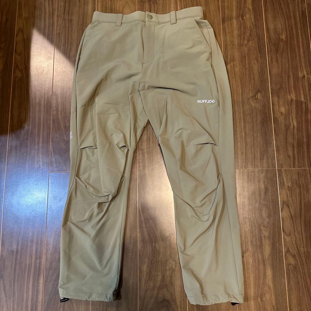 メンズウェア RUFFLOG STRECH WARM WIDE SLACKS KHAKI