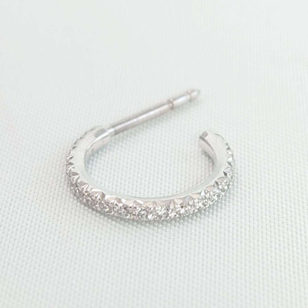 【美品】ティファニー メトロ フープピアス スモール 片耳用 5609