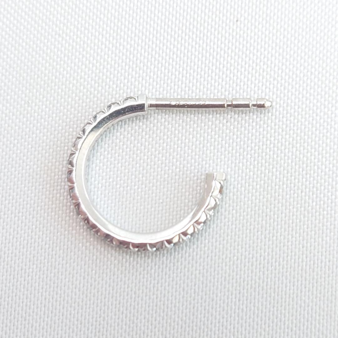 【美品】ティファニー メトロ フープピアス スモール 片耳用 5609