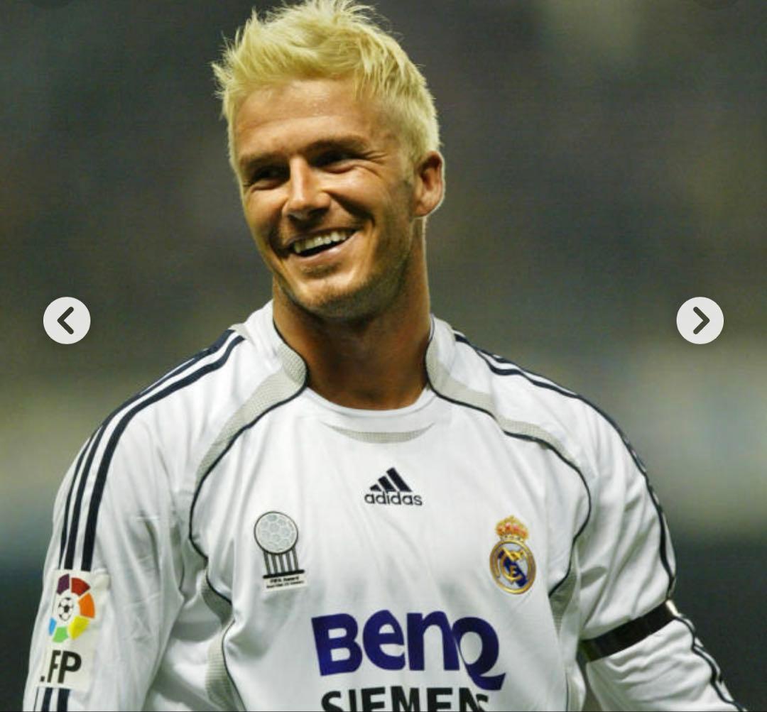 ベッカム　adidas レアル・マドリード　サッカー　ユニフォーム