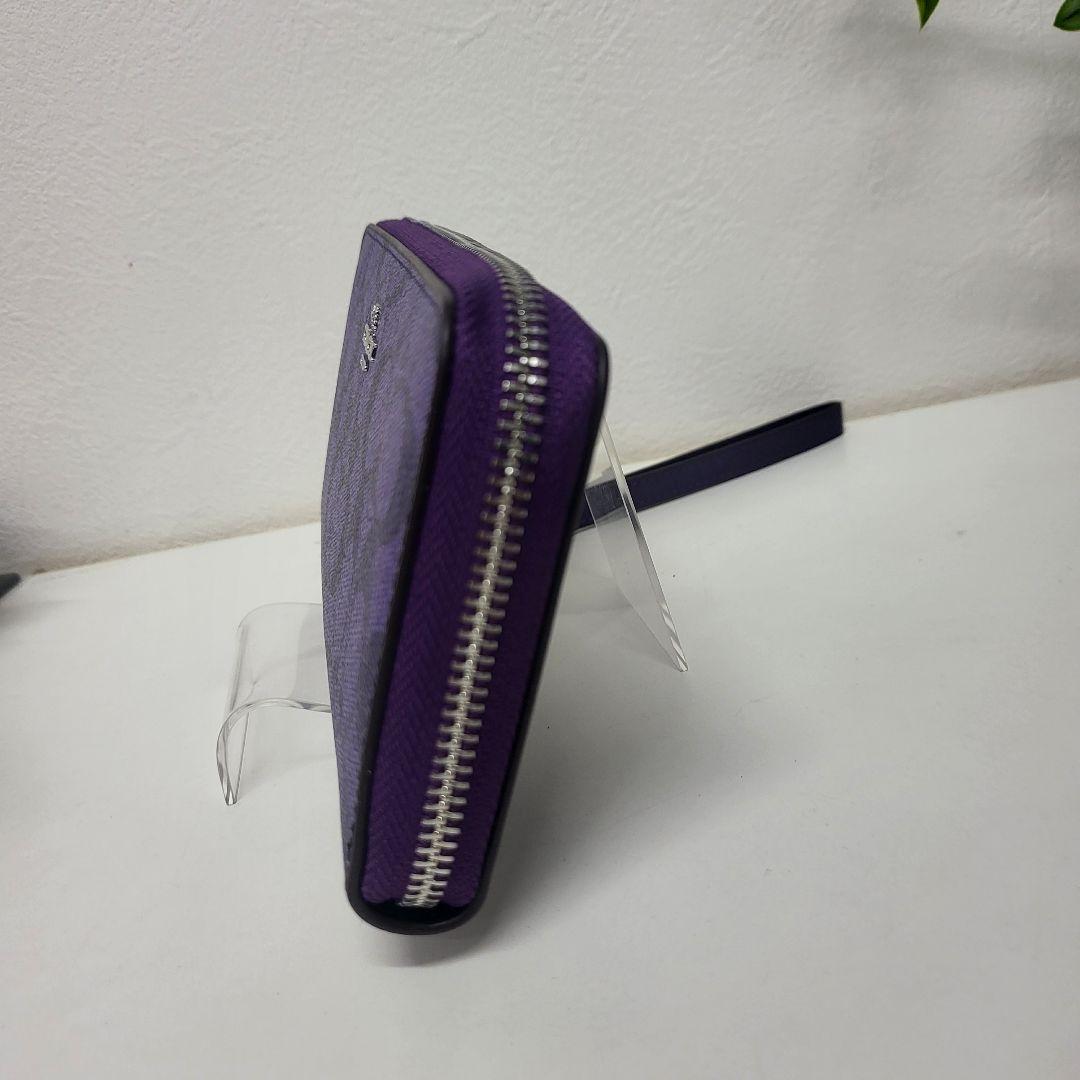 R*様 新品✨️COACH コーチ 長財布 シグネチャー パープル