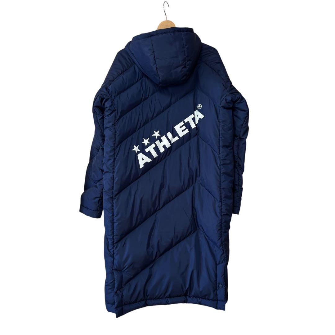 【新品　未使用】　ATHLETA アスレタ　ベンチコート　メンズ　L ネイビー