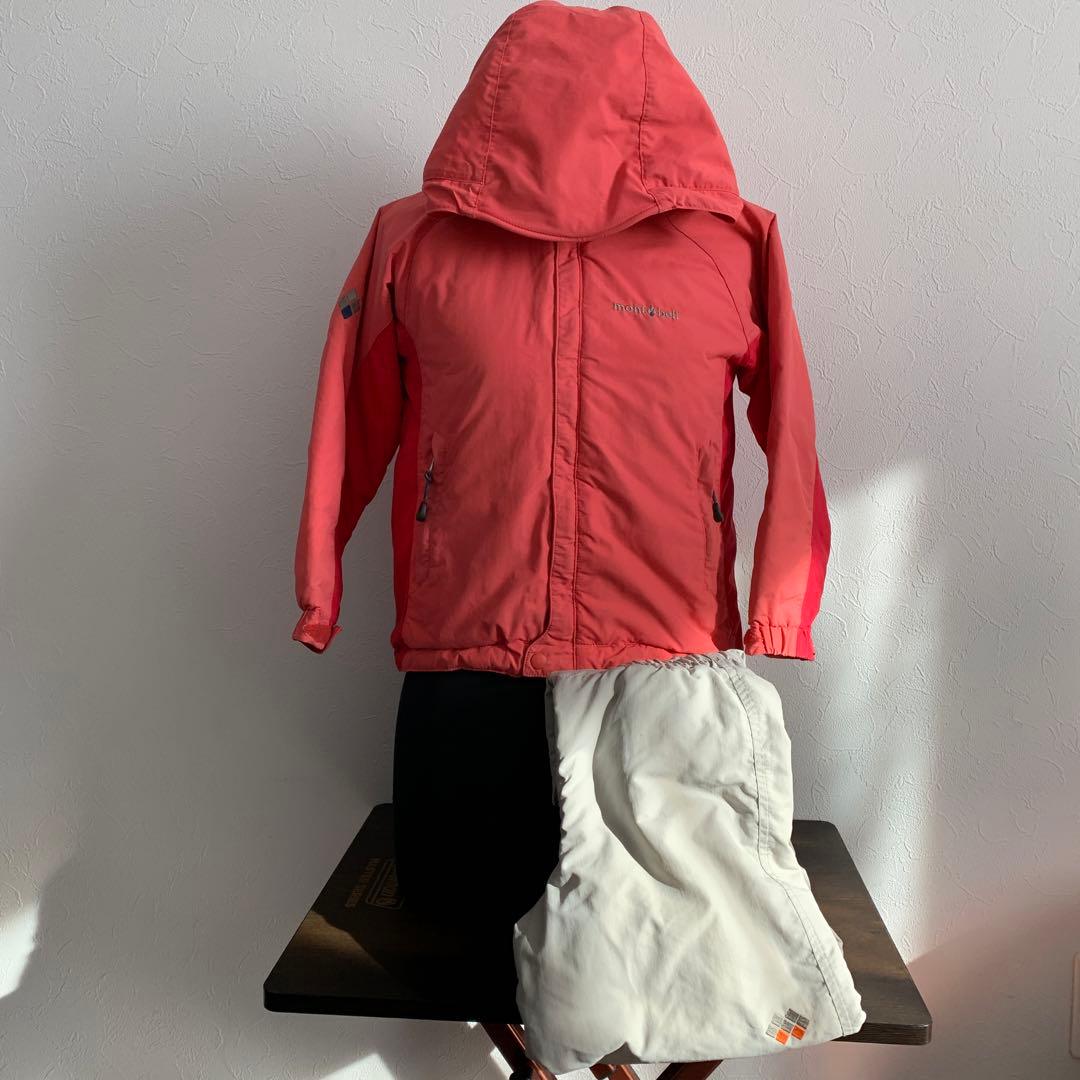 mont-bell スキーウェア上下と手袋