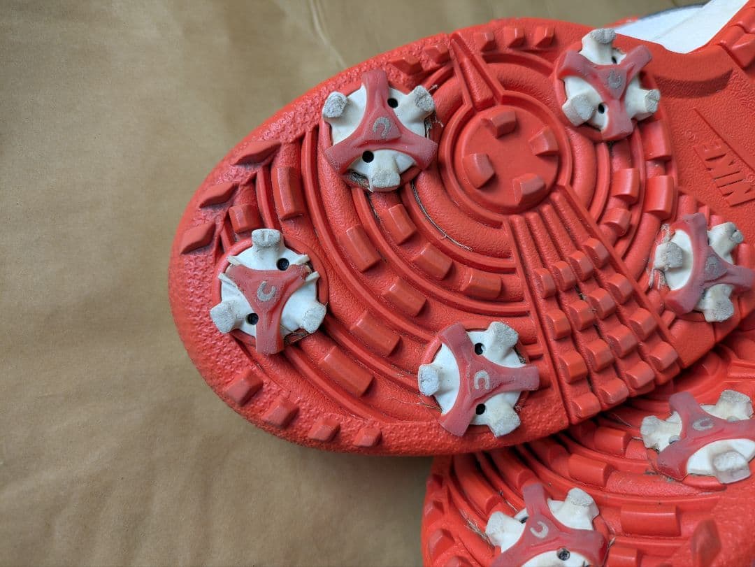 Nike ナイキ　ダンク　ゴルフシューズ ホワイト/オレンジ/ネイビー　25