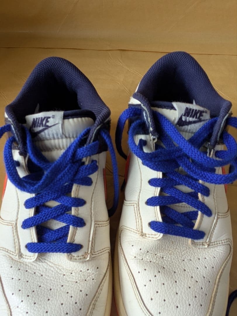 Nike ナイキ　ダンク　ゴルフシューズ ホワイト/オレンジ/ネイビー　25