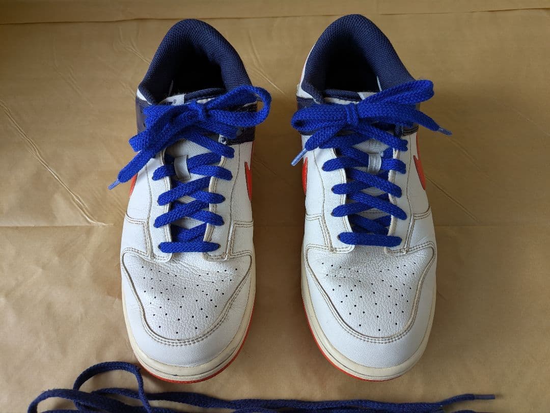 Nike ナイキ　ダンク　ゴルフシューズ ホワイト/オレンジ/ネイビー　25