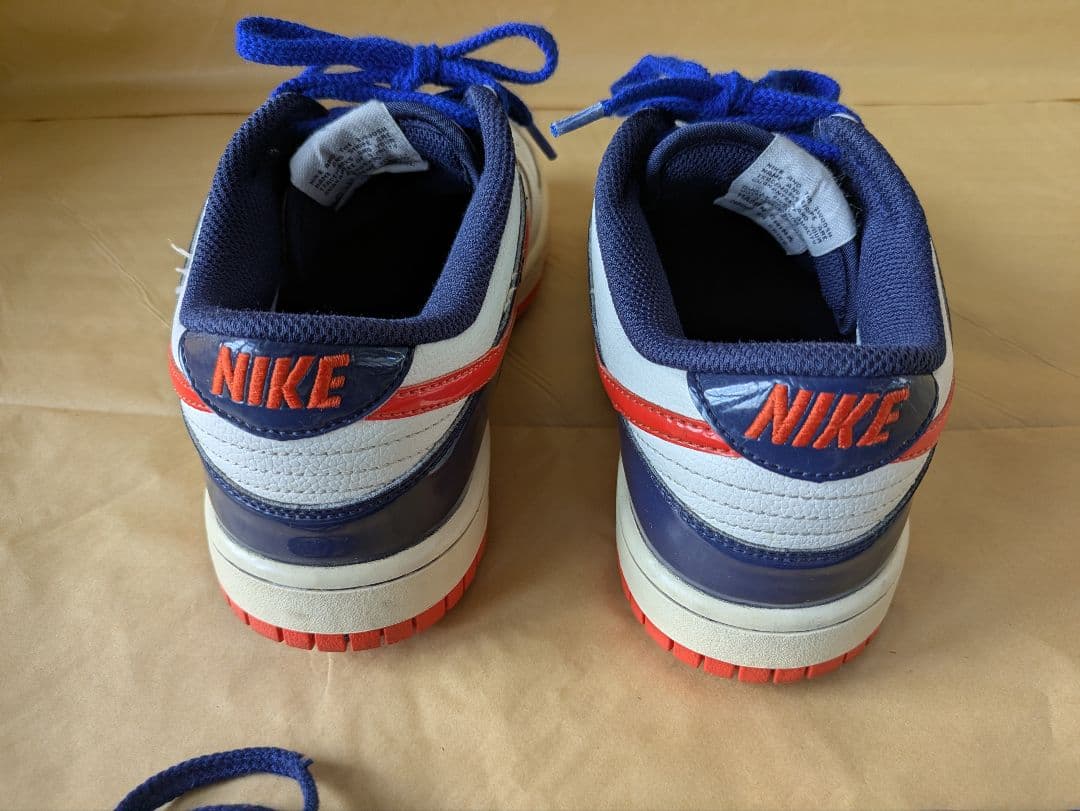 Nike ナイキ　ダンク　ゴルフシューズ ホワイト/オレンジ/ネイビー　25