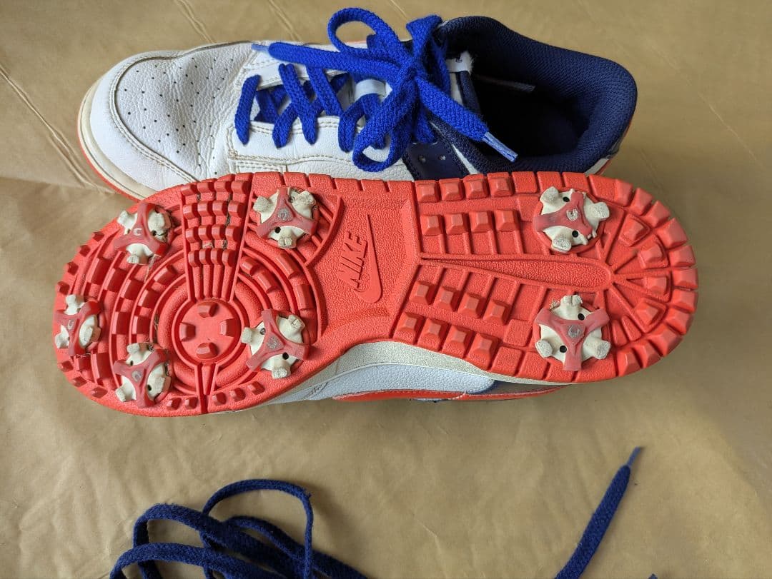 Nike ナイキ　ダンク　ゴルフシューズ ホワイト/オレンジ/ネイビー　25