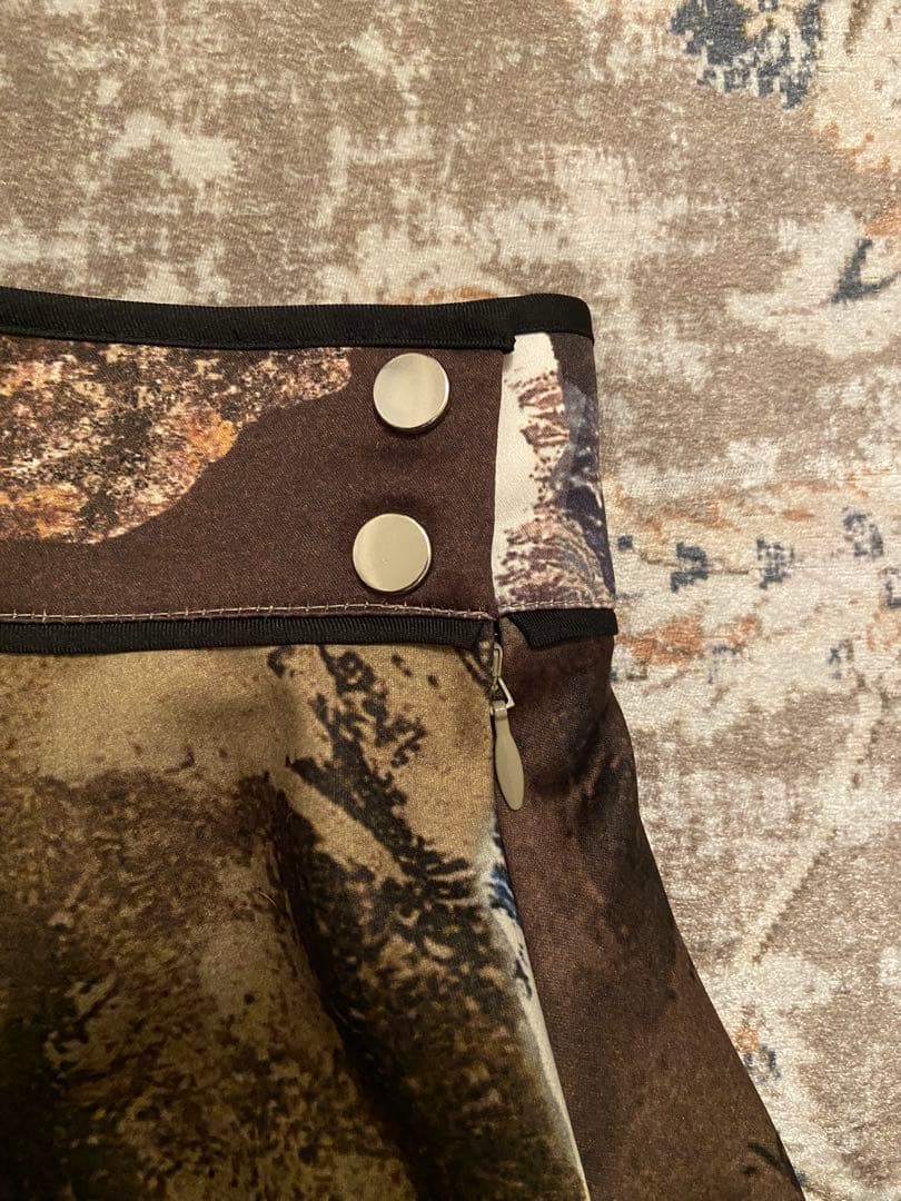 UNITED TOKYO ランドスケープ柄フレアスカート　Sサイズ