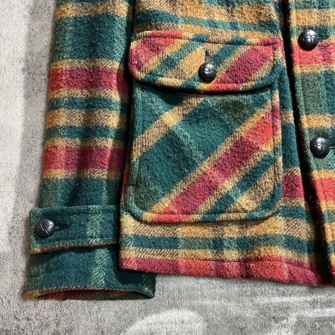 美品FIDELITYフィディリティウール チェック柄ジャケットUSA製サイズM