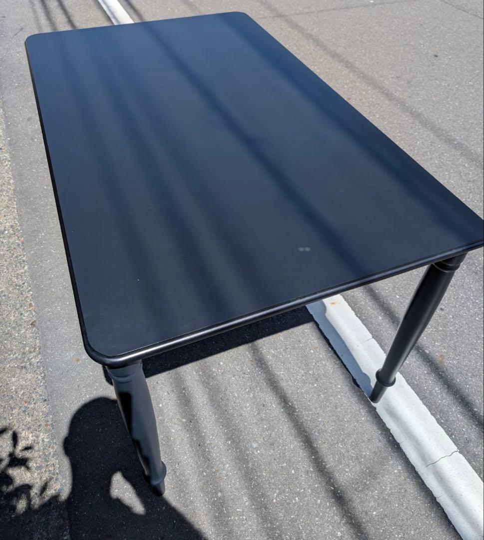 adl almira 様専用 IKEA ダイニング5点セット 4人掛け ブラック - メルカリ